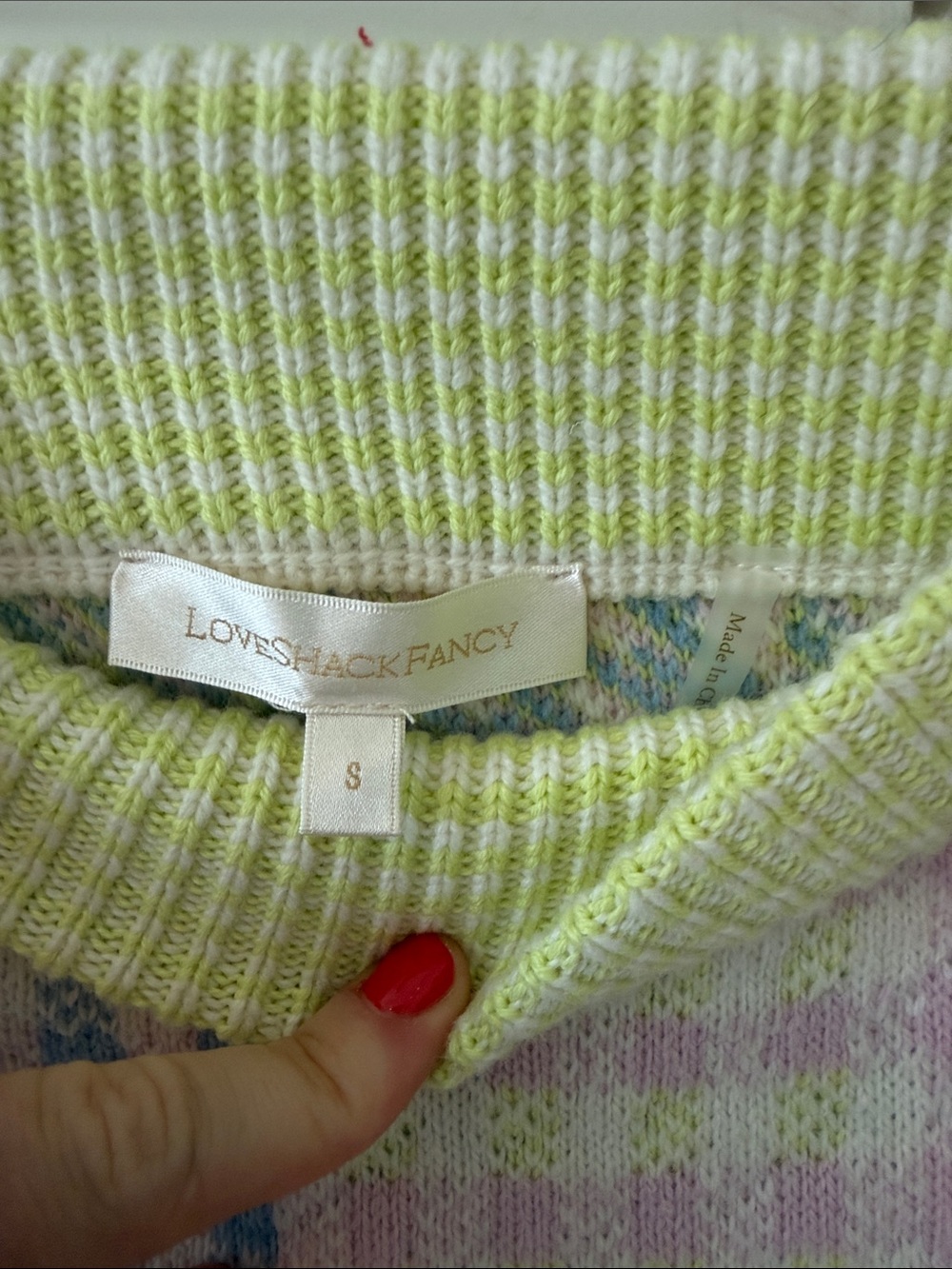 LoveShackFancy Dolana Sweater Skirt - Picture 4 of 5